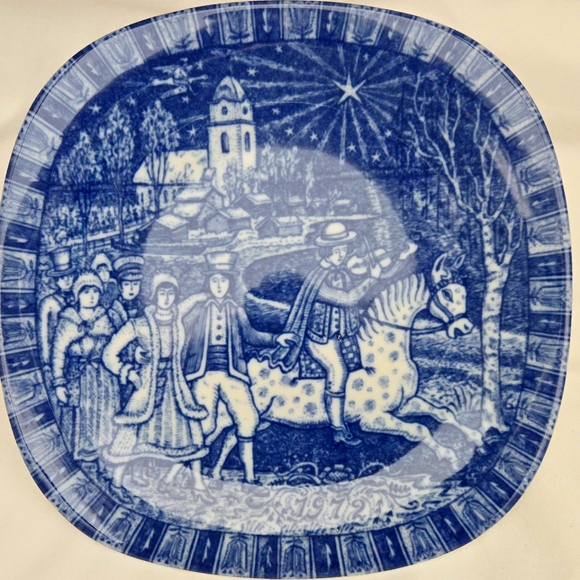 Rorstrand Julen 1972 Limited edition. Collector's Plate of Art Pottery, Sweden - Picture 7 of 7